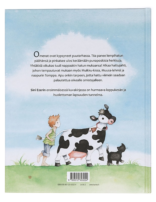 Tiian hattu tuulessa - Sini Ezer - Lastenkirjat - 10105419187 - 1