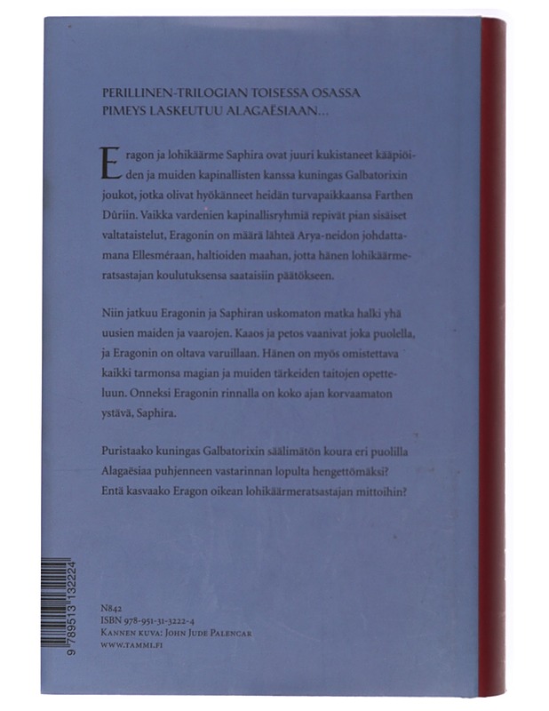 Esikoinen - Paolini, Christopher - Fantasia- ja scifi - 10105419263 - 1