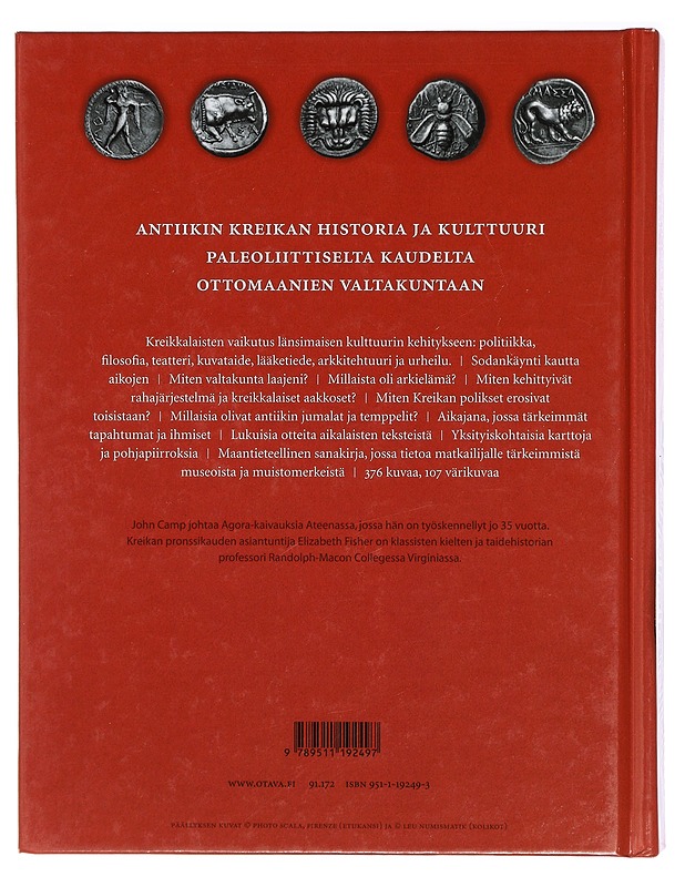 Antiikin Kreikan maailma - Camp, John - Historiakirjat - 10105419281 - 1