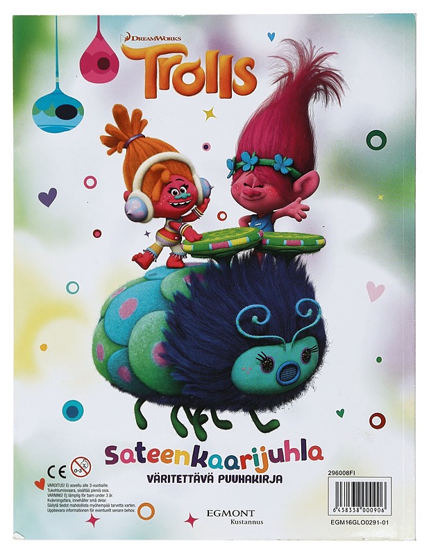 Trolls : sateenkaarijuhla - Laguna, Fabio - Lastenkirjat - 10105419285 - 1