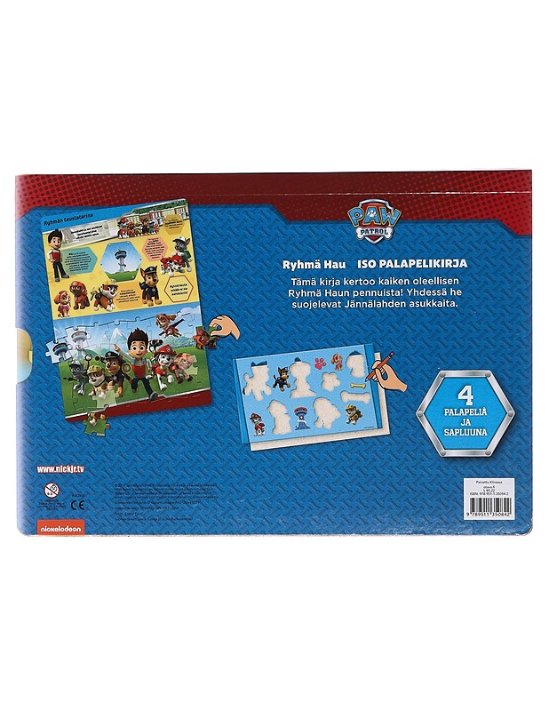 Paw Patrol: Ryhmä Hau : iso palapelikirja - Fucci, Emma - Lastenkirjat - 10105419290 - 1