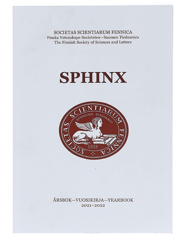 Sphinx : årsbok = vuosikirja = yearbook. 2021-2022 - Mikkonen, Kai - Elämäkerrat ja muistelmat - 10105419299 - 0