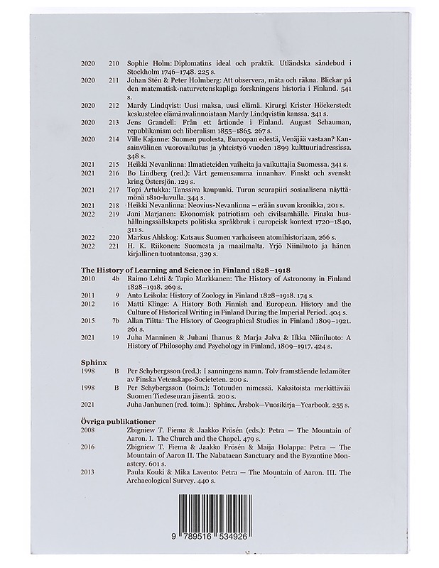 Sphinx : årsbok = vuosikirja = yearbook. 2021-2022 - Mikkonen, Kai - Elämäkerrat ja muistelmat - 10105419299 - 1