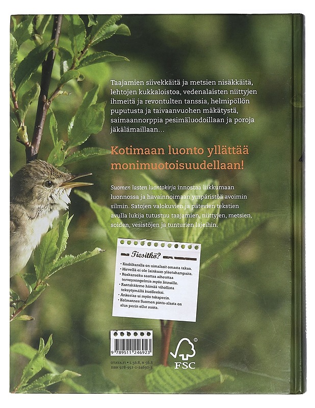 Suomen lasten luontokirja - Laine, Lasse J. - Nuorten kirjat - 10105419303 - 1