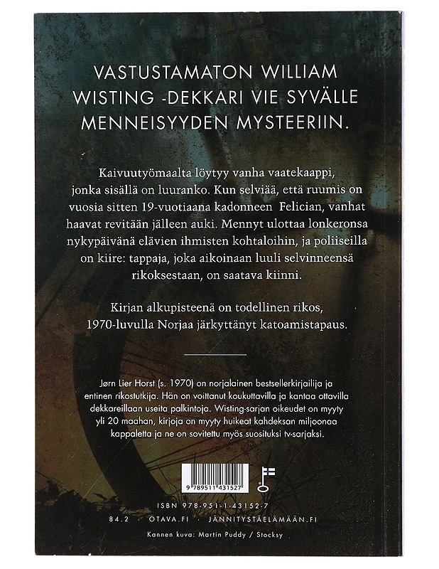 Kadonnut Felicia - Horst, Jørn Lier - Jännitys ja dekkarit - 10105419313 - 1