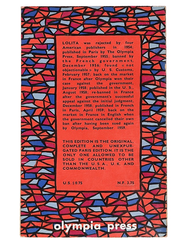 Lolita - Nabokov, Vladimir - Romaanit ja novellit - 10105419330 - 1