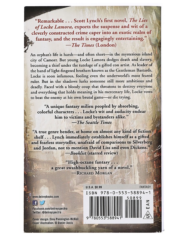 The lies of Locke Lamora - Lynch, Scott - Fantasia- ja scifi - 10105419336 - 1