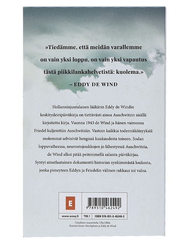 Pääteasema Auschwitz : selviytyjän muistiinpanot leiriltä - Wind, Eddy de - Elämäkerrat ja muistelmat - 10105419345 - 1