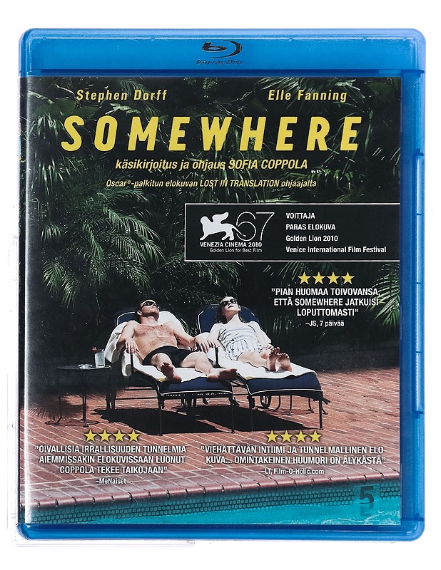 Somewhere - Blu-ray - Blu-ray-levyt - 10105419366 - 0
