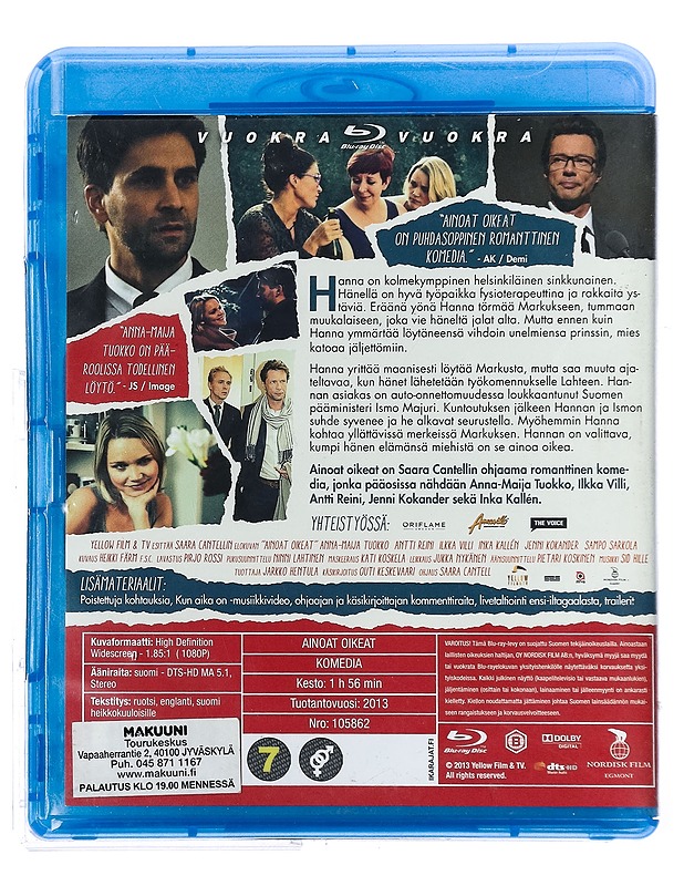 Ainoat oikeat - Blu-ray - Blu-ray-levyt - 10105419372 - 1