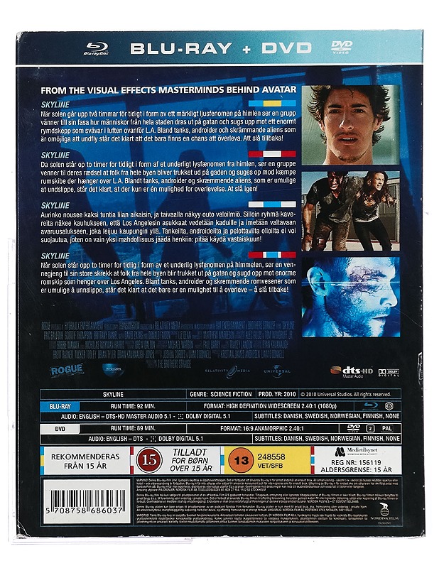 Skyline - Blu-ray - DVD-elokuvat - 10105419392 - 1