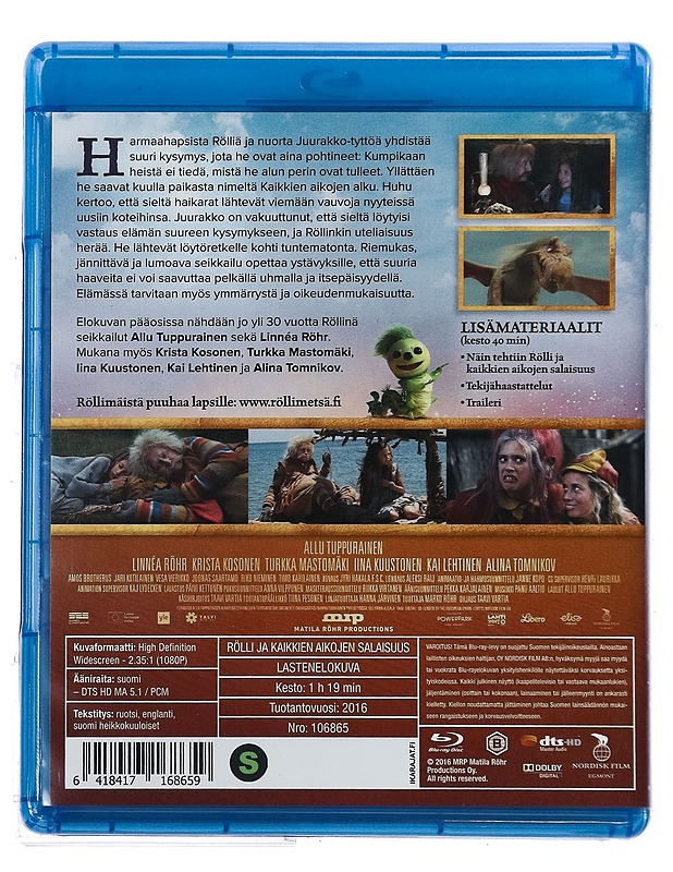 Rölli ja kaikkien aikojen salaisuus - Blu-ray - Blu-ray-levyt - 10105419393 - 1
