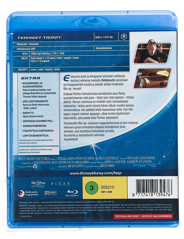 Rottatouille - Blu-ray - Blu-ray-levyt - 10105419400 - 1