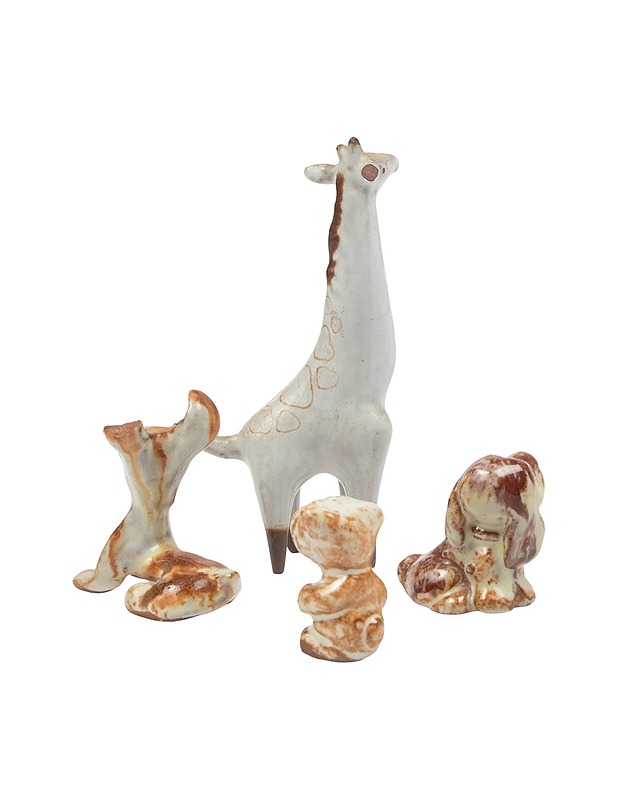 KUPITTAAN SAVI eläinfiguurit, 4 kpl - Koriste-esineet - 10105419420 - 1