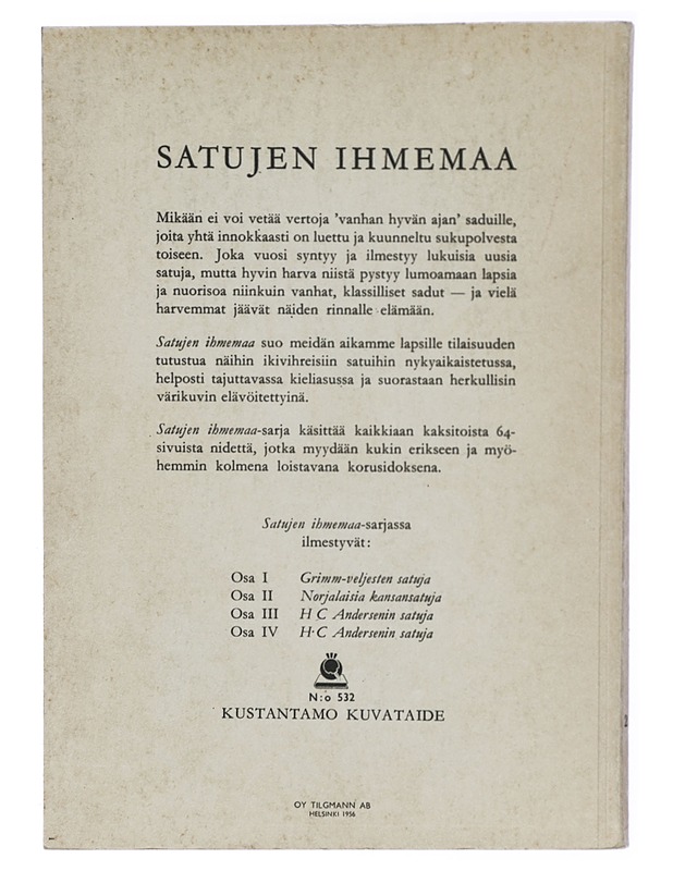 Satujen ihmemaa II : norjalaisia kansansatuja - Astrid Österling - Lastenkirjat - 10105419428 - 1