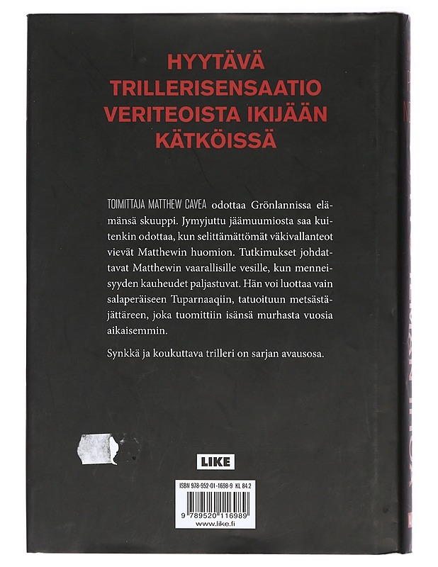 Tyttö ilman ihoa - Nordbo, Mads Peder - Jännitys ja dekkarit - 10105419479 - 1