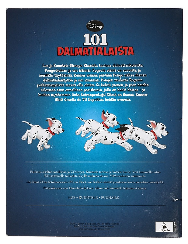 101 dalmatialaista - Holm, Dorte - Lastenkirjat - 10105419491 - 1