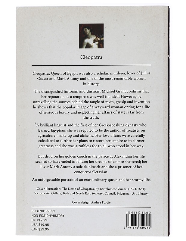 Cleopatra - Michael Grant - Tietokirjat ja oppaat - 10105419513 - 1