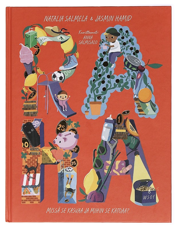 Raha : missä se kasvaa ja mihin se katoaa? - Salmela, Natalia - Lastenkirjat - 10105419516 - 0