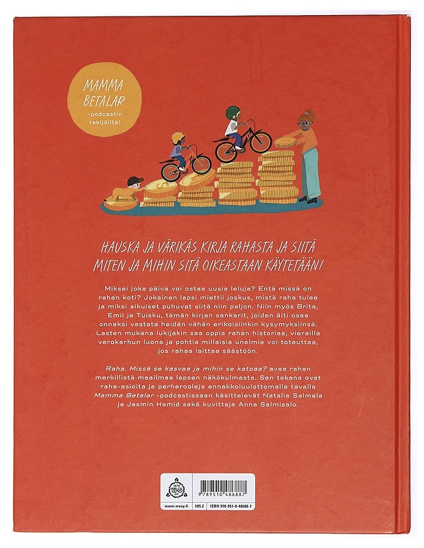 Raha : missä se kasvaa ja mihin se katoaa? - Salmela, Natalia - Lastenkirjat - 10105419516 - 1