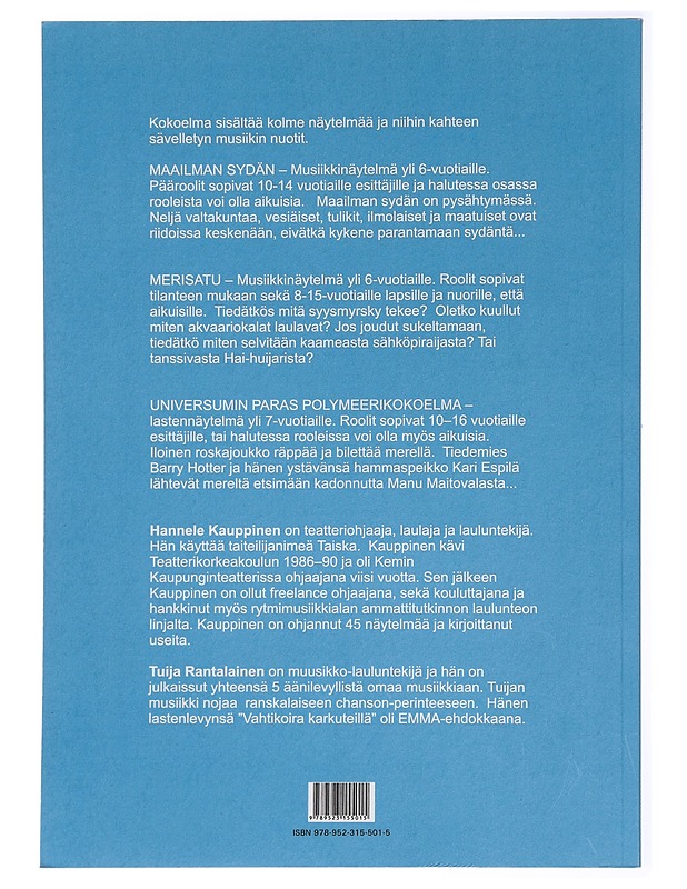 Mielikuvitusmononen : musiikkinäytelmiä. 1 - Kauppinen, Hannele - Lastenkirjat - 10105419538 - 1