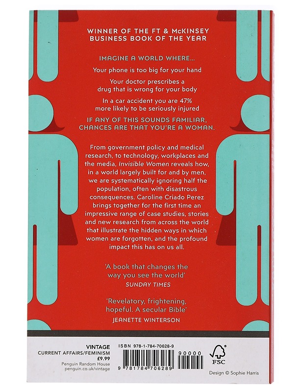Invisible women : exposing data bias in a world designed for men - Caroline Criado Perez - Tietokirjat ja oppaat - 10105419571 - 1