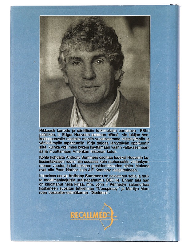 J. Edgar Hoover : FBI:n päällikön salainen elämä - Summers, Anthony - Elämäkerrat ja muistelmat - 10105419644 - 1