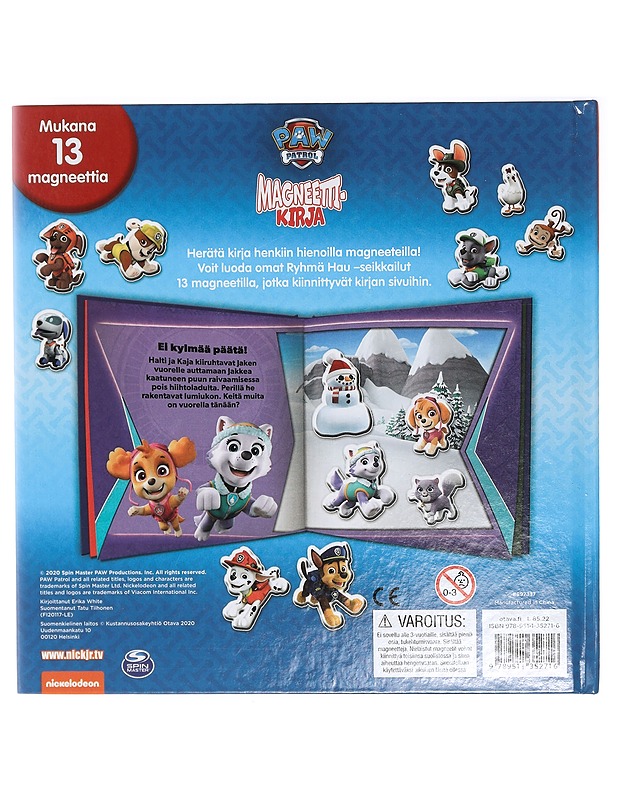 Magneettikirja - White, Erika - Lastenkirjat - 10105419672 - 1