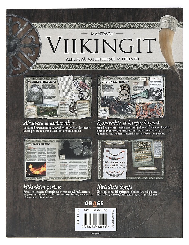 Viikingit: alkuperä, valloitukset ja perintö - Historiakirjat - 10105419687 - 1