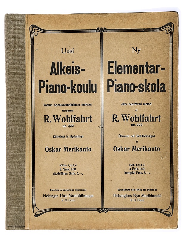 Uusi Alkeis-Piano koulu - koetun opetussuunitelman mukaan - Musiikki- ja elokuvakirjat - 10105419696 - 0