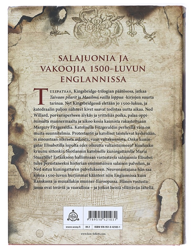 Tulipatsas - Follett, Ken - Romaanit ja novellit - 10105419715 - 1