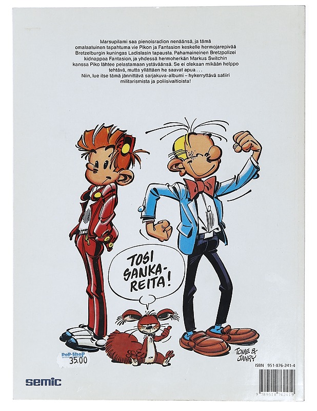 Pikon ja Fantasion seikkailuja 13: SOS Bretzelburg kutsuu - Franquin - Sarjakuvat - 10105419759 - 1