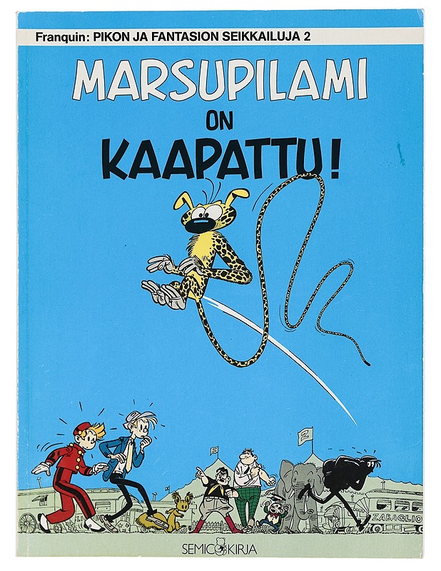 Pikon ja Fantasion seikkailuja 2: Marsupilami on kaapattu! - Franquin, Andre - Sarjakuvat - 10105419760 - 0