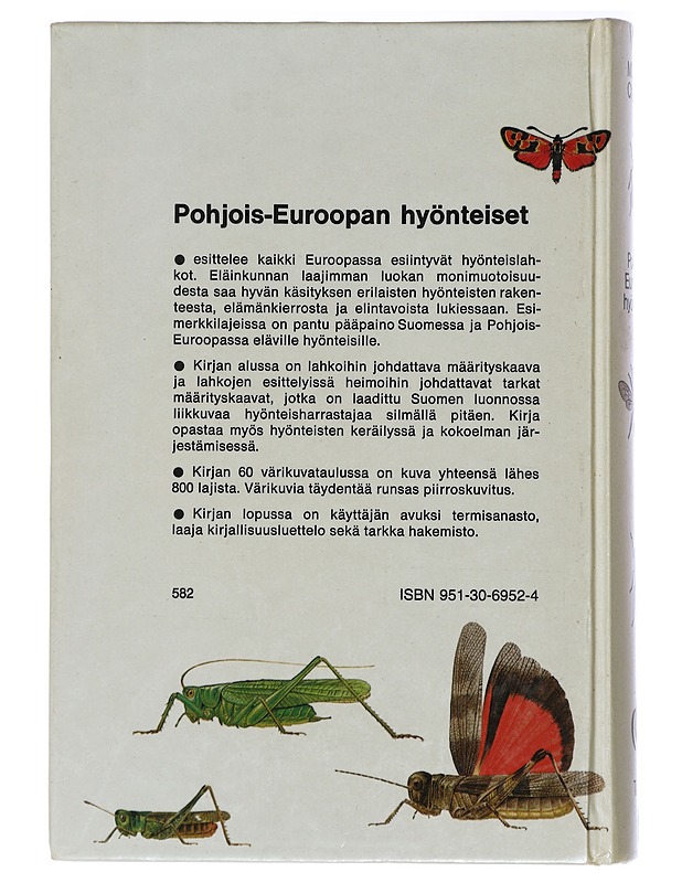 Pohjois-Euroopan hyönteiset - Chinery, Michael - Lemmikki- ja luontokirjat - 10105419781 - 1