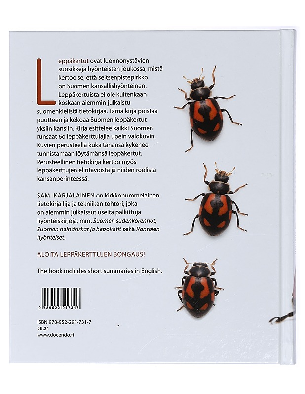 Suomen leppäkertut - Sami Karjalainen - Lemmikki- ja luontokirjat - 10105419837 - 1