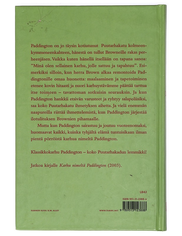 Paddington Puutarhakadulla - Bond, Michael - Lastenkirjat - 10105419840 - 1