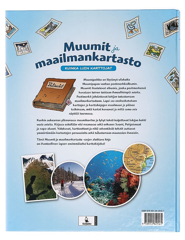 Muumit ja maailmankartasto : kuinka luen karttoja? - Ertimo, Laura - Lastenkirjat - 10105419857 - 1