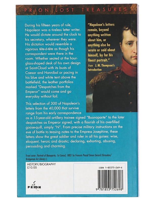 Napoleon's Letters - Thompson, J. M. - Elämäkerrat ja muistelmat - 10105419868 - 1