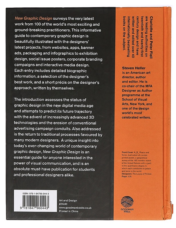 New graphic design:  The 100 best contemporary graphic designers - Charlotte & Peter Fiell - Taide- ja kulttuurikirjat - 10105419876 - 1