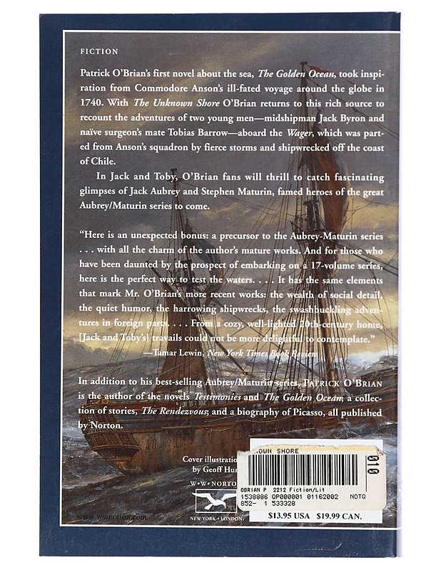 The Unknown Shore - O'Brian, Patrick - Romaanit ja novellit - 10105419879 - 1