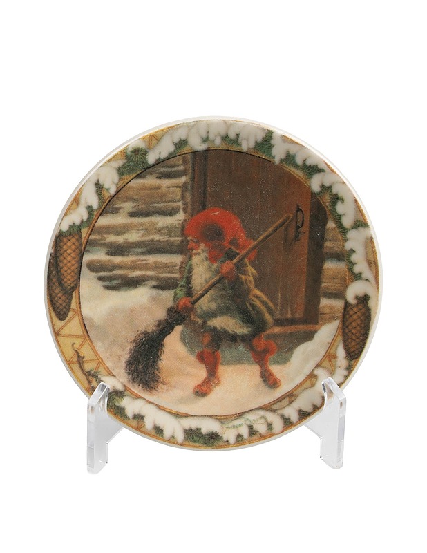 ARABIA Tonttu ja luuta seinälautanen - Designsuosikit - 10105419880 - 0