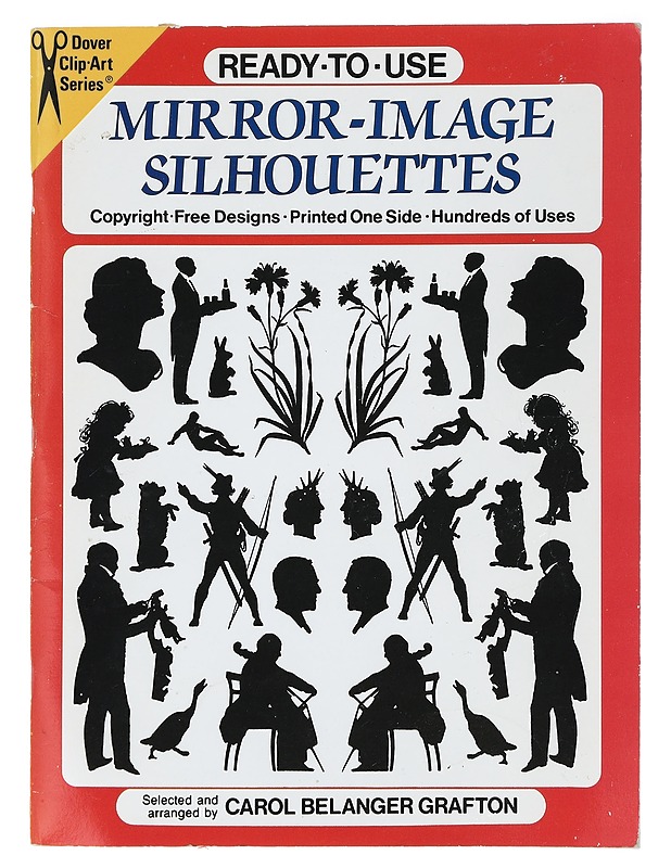 Ready-To-Use Mirror-Image Silhouettes (Dover Clip-Art Series) - Carol Belanger Grafton - Harrastekirjat - 10105419909 - 0