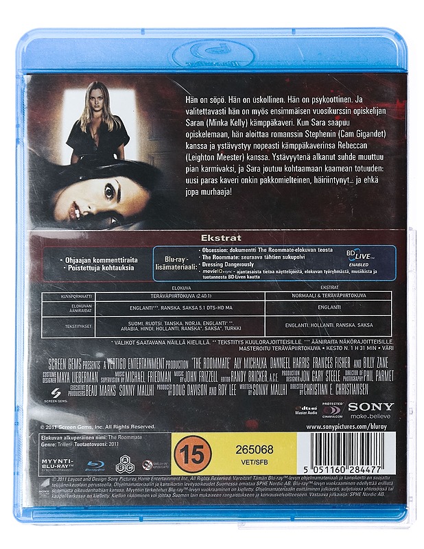The Roommate - Blu-ray - Blu-ray-levyt - 10105419908 - 1