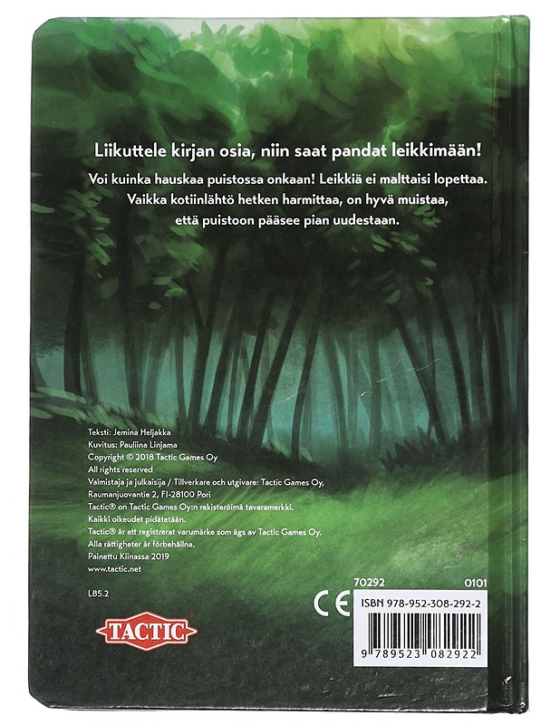 Pikkupandat leikkipuistossa - Heljakka, Jemina - Lastenkirjat - 10105419920 - 1