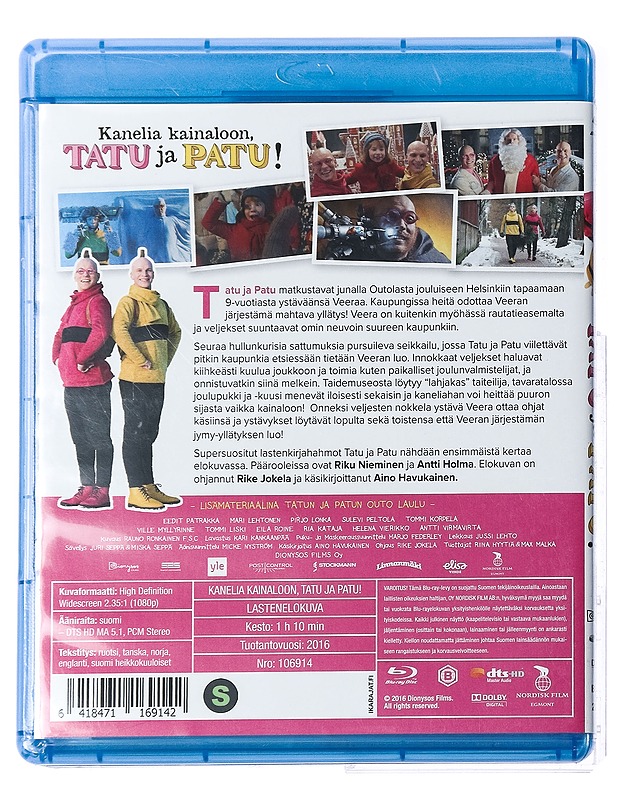 Kanelia kainaloon, Tatu ja Patu! - Blu-ray - Blu-ray-levyt - 10105419923 - 1