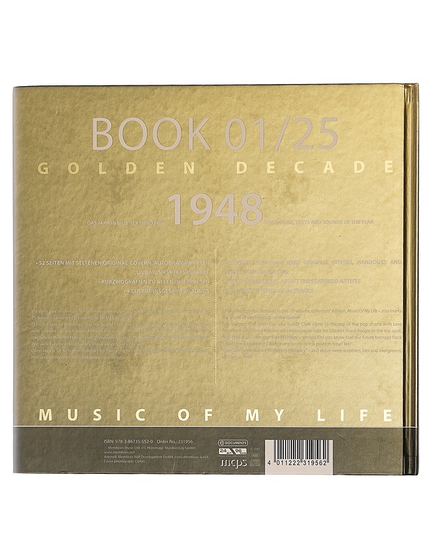 Music of my life 1948 - Harrastekirjat - 10105419928 - 1