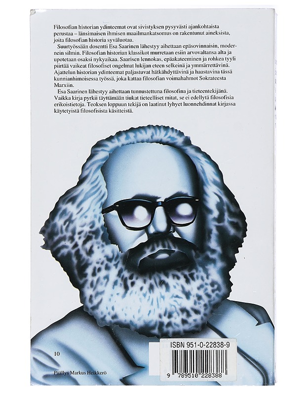 Länsimaisen filosofian historia huipulta huipulle Sokrateesta Marxiin - Esa Saarinen - Historiakirjat - 10105419950 - 1
