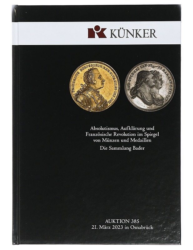 Künker Auktion 385: March 21st, 2023 - Tietokirjat ja oppaat - 10105419954 - 0