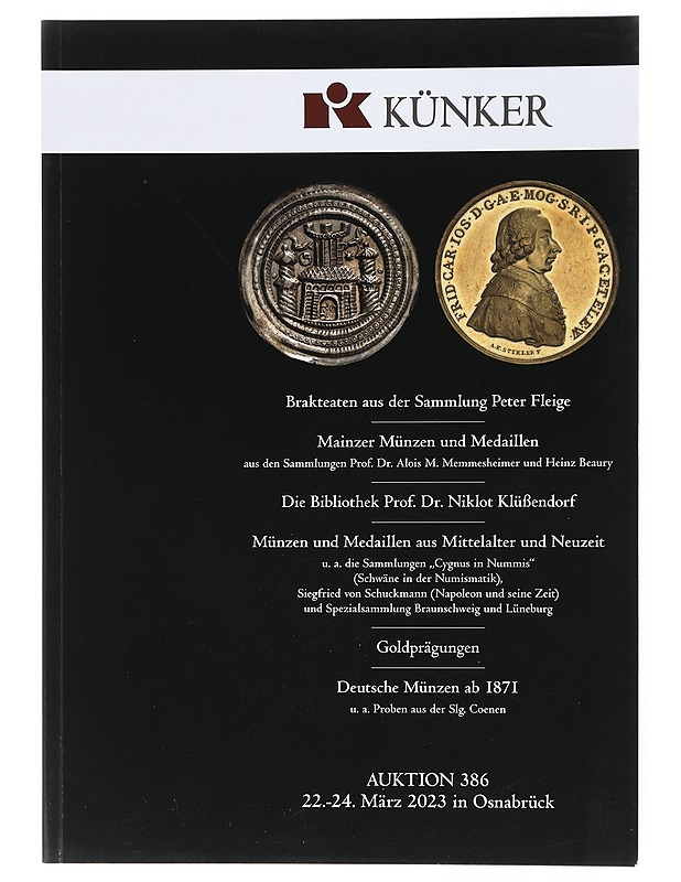 Kunker Auction 386: March 22nd-24th, 2023 - Tietokirjat ja oppaat - 10105419958 - 0