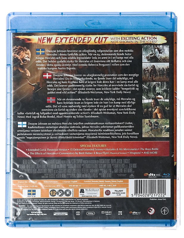 Hercules - Blu-ray - Blu-ray-levyt - 10105419969 - 1